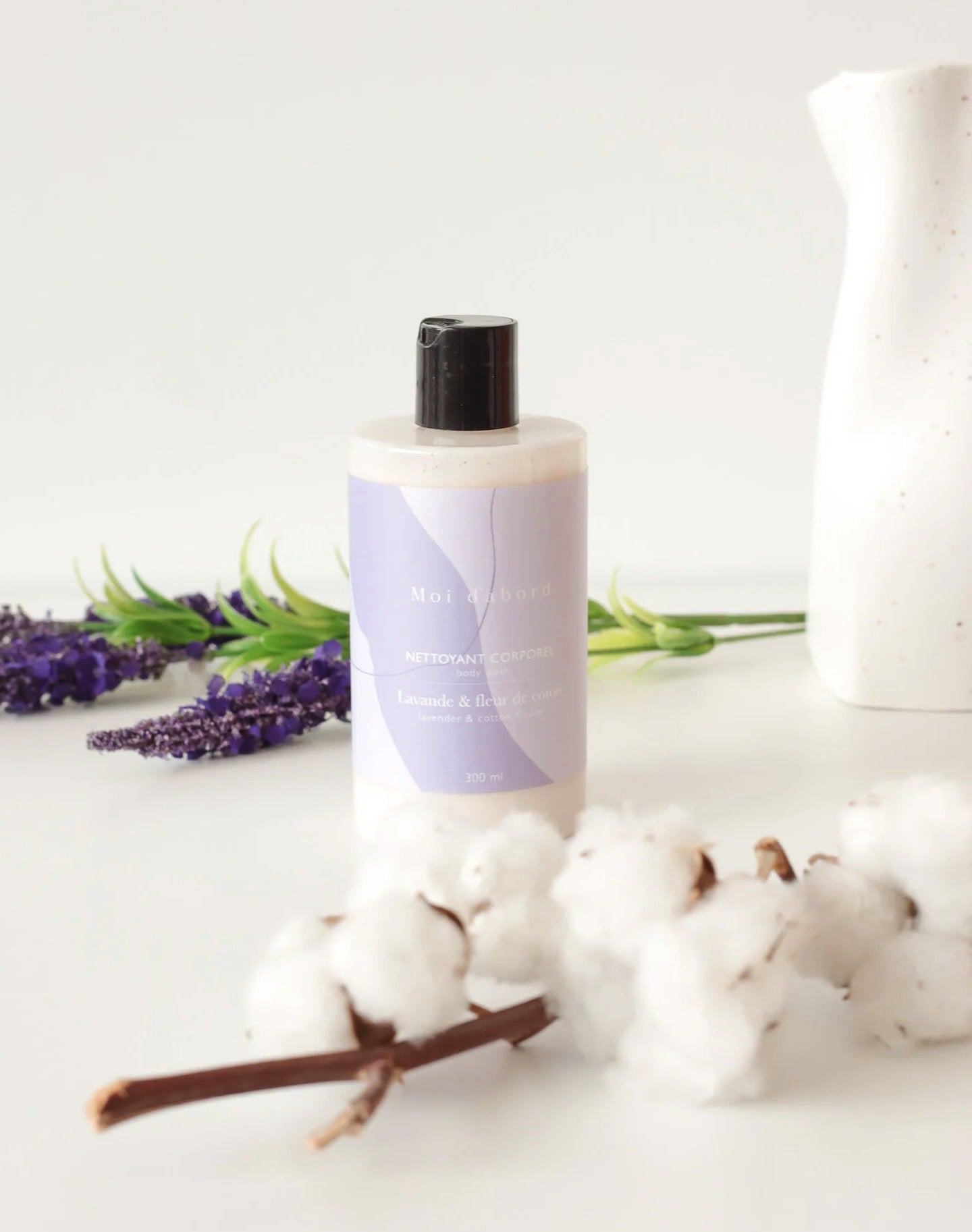 Nettoyant corporel - Lavande & Fleur de coton - Moi D'abord